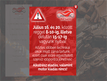 Tablet Screenshot of motorszerelo.eu